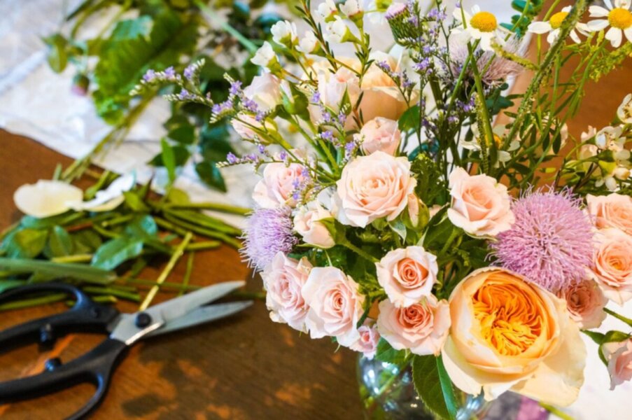 手綁花 香草花藝創作 新竹一日遊 本質旅行essence Travel