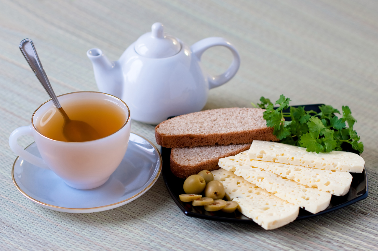 起司配茶
