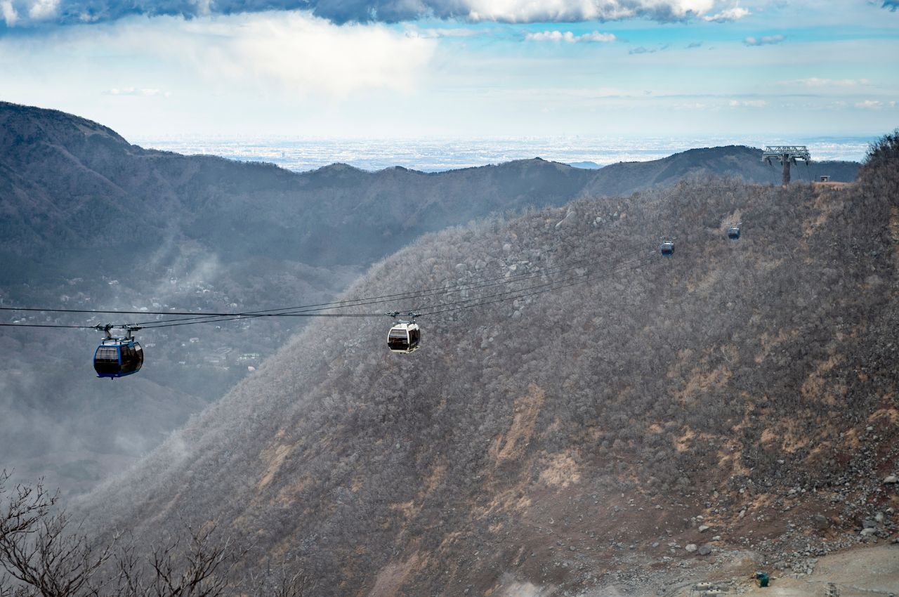 大涌谷火山