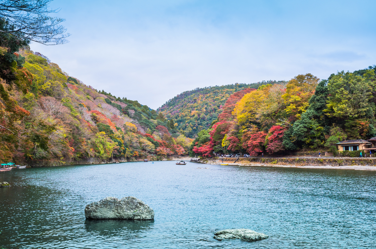 京都 紅葉 嵐山